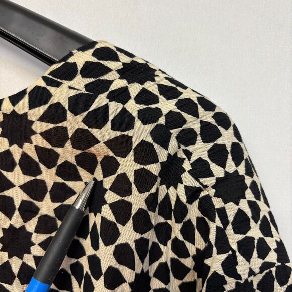 Vintage Platinum by Dorothy Schoelen Blouse Top Shirt Size Large Artsy C048 -2 - Picture 10 of 16